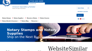 notarypublicstamps.com Screenshot
