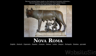 novaroma.org Screenshot