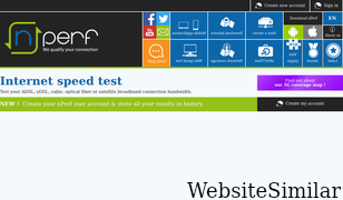 nperf.com Screenshot