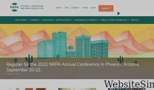nrpa.org Screenshot