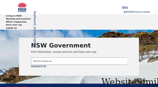 nsw.gov.au Screenshot