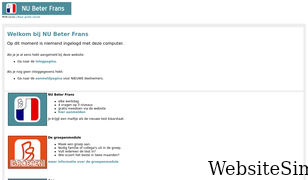 nubeterfrans.nl Screenshot