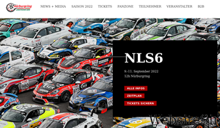 nuerburgring-langstrecken-serie.de Screenshot