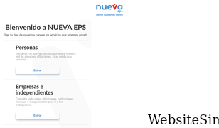 nuevaeps.com.co Screenshot