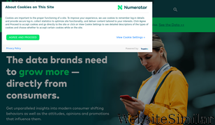 numerator.com Screenshot