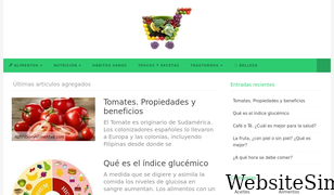 nutricionyalimentos.com Screenshot