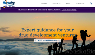 nuventra.com Screenshot