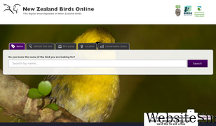nzbirdsonline.org.nz Screenshot