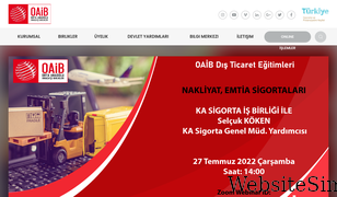 oaib.org.tr Screenshot