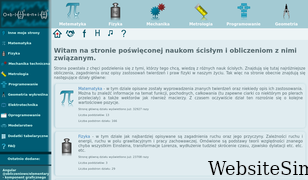 obliczeniowo.com.pl Screenshot