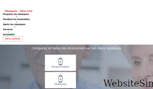 obseques-infos.com Screenshot