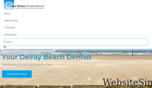 oceanbreezeprosthodontics.com Screenshot