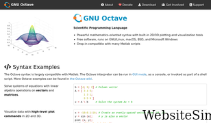 octave.org Screenshot