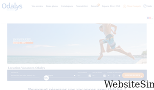 odalys-vacances.com Screenshot