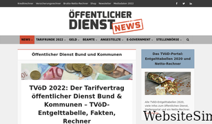 oeffentlicher-dienst-news.de Screenshot