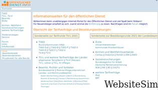 oeffentlicher-dienst.info Screenshot