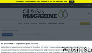 oilandgasmagazine.com.mx Screenshot