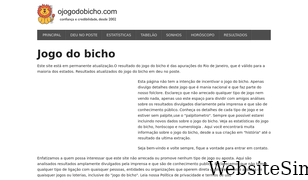 ojogodobicho.com Screenshot