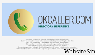 okcaller.com Screenshot