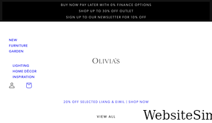 olivias.com Screenshot