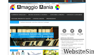 omaggiomania.com Screenshot