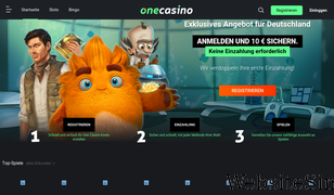 onecasino.com Screenshot