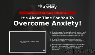 onelastanxiety.com Screenshot