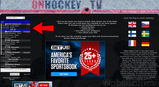 onhockey.tv Screenshot
