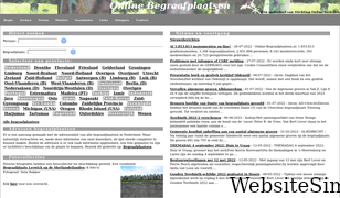 online-begraafplaatsen.nl Screenshot
