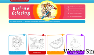 online-coloring.com Screenshot