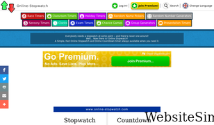 online-stopwatch.com Screenshot