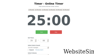 online-timer.net Screenshot