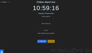 onlinealarmkur.com Screenshot