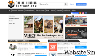 onlinehuntingauctions.com Screenshot