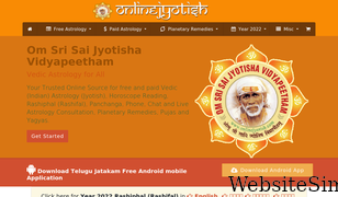 onlinejyotish.com Screenshot