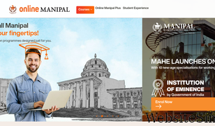 onlinemanipal.com Screenshot