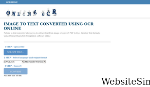 onlineocr.net Screenshot