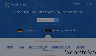 onlineradiobox.com Screenshot
