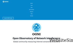 ooni.org Screenshot
