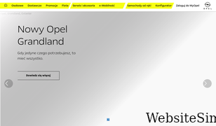 opel.pl Screenshot