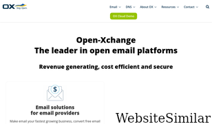 open-xchange.com Screenshot