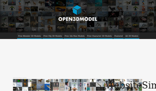 open3dmodel.com Screenshot