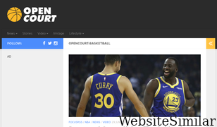 opencourt-basketball.com Screenshot