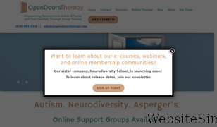 opendoorstherapy.com Screenshot