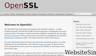 openssl.org Screenshot