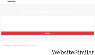 opentable.com Screenshot