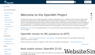 openwrt.org Screenshot