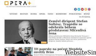 operaplus.cz Screenshot