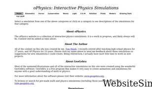 ophysics.com Screenshot