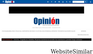 opinion.com.bo Screenshot